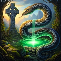 Le serpent dans la culture Celte : symbole de Sagesse, de Transformation et de Mystère