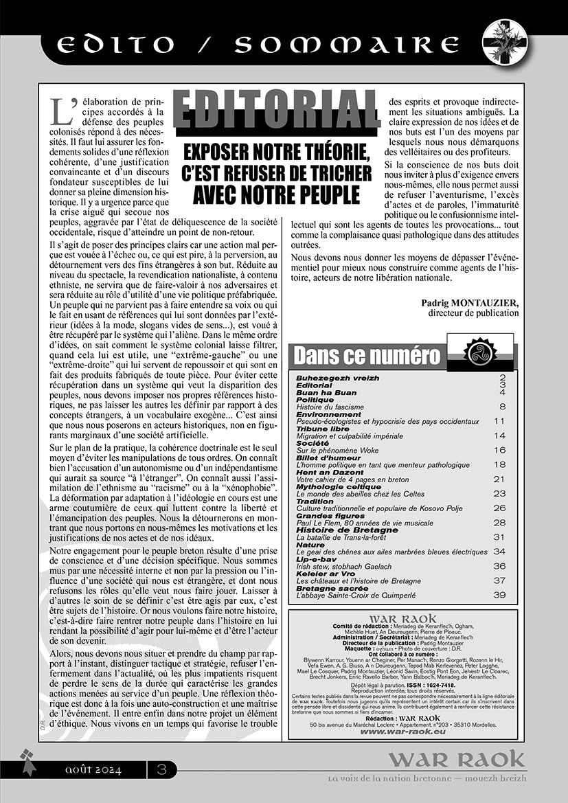 War Raok n° 70 - Été 2024 War Raok n° 70 - Été 2024